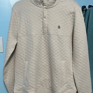 Original Penguin Off-White Quilted Sweatshirt